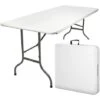 Table De Camping- Pique Nique - Pliable - Système De Transport Pratique - 180x70x74 Cm - Blanc - MaxxGarden. 1 Table De Camping- Pique Nique - Pliable - Système De Transport Pratique - 180x70x74 Cm - Blanc - MaxxGarden. -Promos Garde Plante Boutique 54009944 1