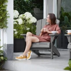 Chaise Adirondack Troy Gris Keter -Promos Garde Plante Boutique 54398856 5