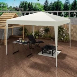 WOLTU Tonnelle De Jardin. Tente Pliante. Protection Du Soleil UV 50+. Facile à Installer Hauteur Réglable 3x3m. Beige 8 WOLTU Tonnelle De Jardin. Tente Pliante. Protection Du Soleil UV 50+. Facile à Installer Hauteur Réglable 3x3m. Beige -Promos Garde Plante Boutique 54942341 3