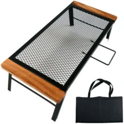 Table Pliante En Filet, Table De Barbecue Multifonction Durable Et Résistante Aux Températures élevées Pour Barbecue De Camping à Domicile