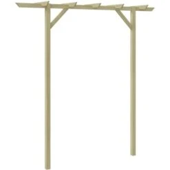 VIDAXL Diverses Pergola De Jardin En Bois Pergola De Jardin 200 X 40 X 205 Cm Bois Taille : 200x40x205 Cm