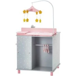 Table à Langer De Poupon Poupée En Bois Nurserie Jeux Jouet Enfant Olivia’s Little World TD-0203AG -Promos Garde Plante Boutique 57163251 5