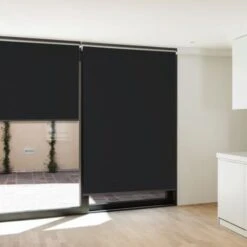 Lot De 2 Stores Enrouleurs L.124 X H. 225 CM Pour Pergola Noir -Promos Garde Plante Boutique 57257165 5