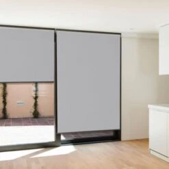 Lot De 2 Stores Enrouleurs L.125 X H. 225 CM Pour Pergola Gris Clair -Promos Garde Plante Boutique 57257167 5