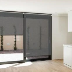 Lot De 2 Stores Enrouleurs Tamisants L.124 X H. 225 CM Pour Pergola Gris Anthracite -Promos Garde Plante Boutique 57257170 5