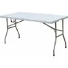 Soges Table Pliante Table Utilitaire Pliante D'extérieur Pour Jardin, Plage, Camping, Pique-niques, Barbecues, Fête, Sans Assemblage Et Facile à Transporter -Promos Garde Plante Boutique 57480808 1