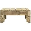 INLIFE Repose-pied Palette De Jardin Bois