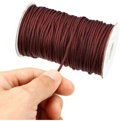 Corde D'Ombrage Tressé Marron 50 M/Rouleau Avec 4 Pièces Marron Pendentif En Bois Pour Aluminium Store Ombre, Plante De Jardinage Et De L'Artisanat (Marron)T-Audace -Promos Garde Plante Boutique 58166532 3