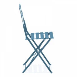 Lot De 2 Chaises Pliantes En Acier Bleu Pacific -Promos Garde Plante Boutique 58521430 4