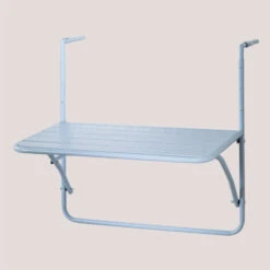 Table De Jardin Rectangulaire Suspendue Et Pliante (70x45,5 Cm) Janti SKLUM Brouillard Bleu