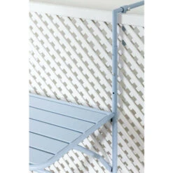 Table De Jardin Rectangulaire Suspendue Et Pliante (70x45,5 Cm) Janti SKLUM Brouillard Bleu -Promos Garde Plante Boutique 59281091 5