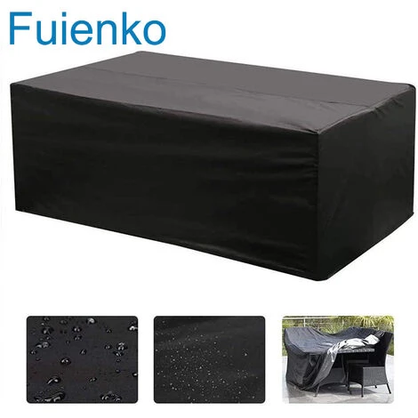 Housse Pour Mobilier De Jardin,Housse De Protection Pour Salon De Jardin Table 21313274 Cm Noir FUIENKO 3 Housse Pour Mobilier De Jardin,Housse De Protection Pour Salon De Jardin Table 21313274 Cm Noir FUIENKO