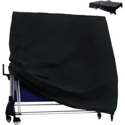 Housse De Protection Pour Table De Ping-Pong 210D Oxford 165x70x185cm Noir FUIENKO