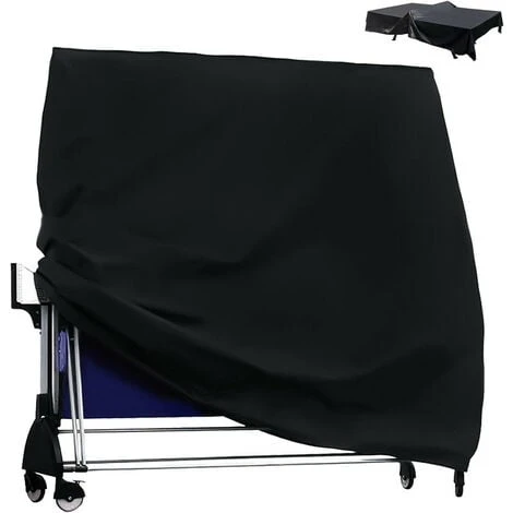 Housse De Protection Pour Table De Ping-Pong 210D Oxford 165x70x185cm Noir FUIENKO 3 Housse De Protection Pour Table De Ping-Pong 210D Oxford 165x70x185cm Noir FUIENKO