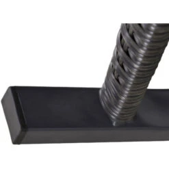 OUTSUNNY Fauteuil à Bascule Rocking Chair Avec Coussin D'assise Déhoussable 66L X 88l X 98H Cm Résine Tressée Imitation Rotin Grise -Promos Garde Plante Boutique 60193628 5