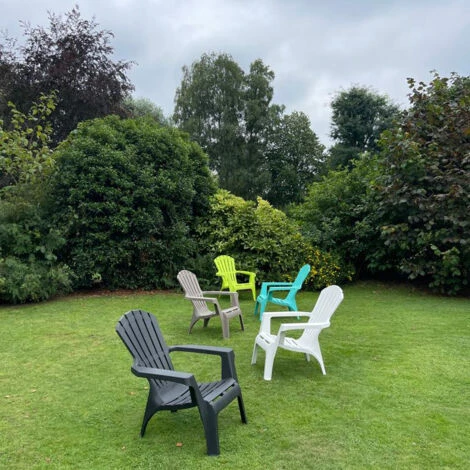 Fauteuil Adirondack En Résine Polypropylène Anthracite 4 Fauteuil Adirondack En Résine Polypropylène Anthracite – Image 2