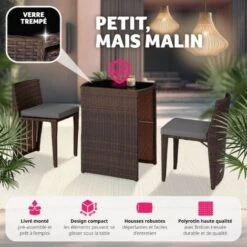 Salon De Jardin HAMBOURG 2 Places En Aluminium - Mobilier De Jardin, Meuble De Jardin, Ensemble Table Et Chaises De Jardin -Promos Garde Plante Boutique 62479336 4
