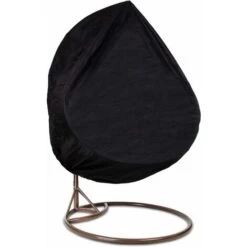 RHAFAYRE Housse De Protection Pour Chaises De Jardin - Housse Pour Fauteuil De Jardin - Fauteuil Suspendu Cocoon - Noir - Anti-UV - Anti-vent - Imperméable (Noire 230 X 200 Cm) -Promos Garde Plante Boutique 63579200 3