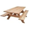 Table Banc De Pique-Nique 6 Pers. PMR Douglas Naturel 2m -Promos Garde Plante Boutique 6405873 1