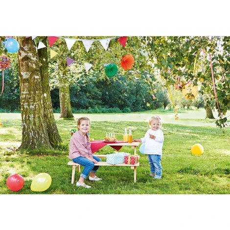 Pinolino Ensemble De Table Et Bancs 'Nicki Für 4', Natureel 6 Pinolino Ensemble De Table Et Bancs 'Nicki Für 4', Natureel – Image 4