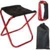 2Pcs Red Portable Folding Stool With 2xStorage Bags,Camping Stool, Aluminium Seat Outdoor Collapsible Camp Stool With Oxford Small Stool Lightweight Camping Accessories For Picnic, BBQ, Hiking -Promos Garde Plante Boutique 66352970 1