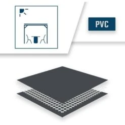 TECPLAST Toile Pergola Gris Anthracite 3x4 M 506PR - Qualité 5 Ans - Bâche Pergola Ou Tonnelle étanche En PVC Pour Terrasse 10 TECPLAST Toile Pergola Gris Anthracite 3x4 M 506PR - Qualité 5 Ans - Bâche Pergola Ou Tonnelle étanche En PVC Pour Terrasse -Promos Garde Plante Boutique 69287331 4