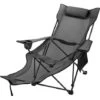 VEVOR Chaise De Camping Pliante En Résille Avec Repose-Pieds Pour Camping Pêche Sieste -Promos Garde Plante Boutique 69342568 1