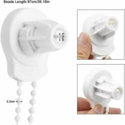 Fixations De Store Enrouleur - Supports De 25 Mm Pour Réparation De Stores Roulants - Kit De Réparation - Accessoires Pour Réparation De Rideaux Avec Chaîne Perlée Et Vis Pour Fenêtres，Superma -Promos Garde Plante Boutique 69713039 3