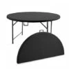 Table Pliante Ronde 8 Personnes Noire REKKEM 2 Table Pliante Ronde 8 Personnes Noire REKKEM -Promos Garde Plante Boutique 71909967 1