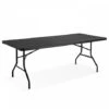 Table De Réception Noire Avec Pieds Pliants -Promos Garde Plante Boutique 71909999 1