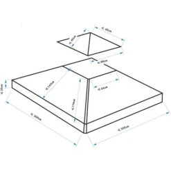 HOMCOM Toile De Rechange Pour Pavillon Tonnelle Tente 3 X 3 M Vert Foncé -Promos Garde Plante Boutique 723660 3
