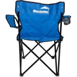 Chaise De Camping Pliante - Jusqu'à 100 Kg - Chaise De Pêche - Bleu - MaxxGarden