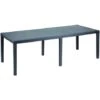 Dmora Table D'extérieur Roma, Table à Manger Rectangulaire Extensible, Table De Jardin Extensible Effet Rotin, 100% Made In Italy, Cm 150x90h72, Anthracite -Promos Garde Plante Boutique 72529896 1
