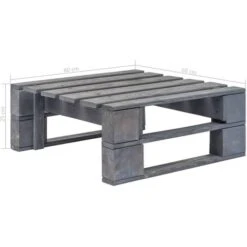 Repose-pied Palette De Jardin Bois Gris 11 Repose-pied Palette De Jardin Bois Gris -Promos Garde Plante Boutique 73771814 5