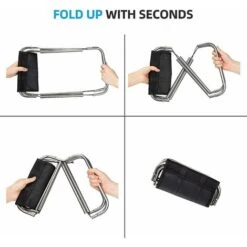 Tabouret Pliant Portable Léger Extérieur Mini Chaise De Camp Pliable Avec Sac De Transport, Rouge -Promos Garde Plante Boutique 74957692 5