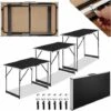 3 Tables à Tapisser - Lot De 3 Tables Pliantes D´appoint, Tables Multifonction, Tables De Camping -Promos Garde Plante Boutique 7513895 1