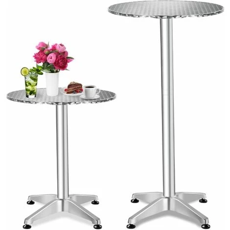 Mange Debout Aluminium Ø60cm - Table Bar, Table Haute, Table Haute De Bar - 5,8 Cm Non-pliable 3 Mange Debout Aluminium Ø60cm - Table Bar, Table Haute, Table Haute De Bar - 5,8 Cm Non-pliable