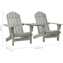 Chaises De Jardin Adirondack Avec Table | Fauteuils De Jardin Avec Table Bois De Sapin Gris 81574 11 Chaises De Jardin Adirondack Avec Table | Fauteuils De Jardin Avec Table Bois De Sapin Gris 81574 -Promos Garde Plante Boutique 75175851 5