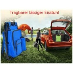 GP Sac à Dos De Siège Pliant Chaise De Camping Tabouret Sac à Dos Avec Sac De Pique-nique Isotherme, Sac Isotherme Tabouret De Pêche Portable Randonnée Sac à Dos Multifonctionnel Pour La Plage De Voyage -Promos Garde Plante Boutique 75563918 4