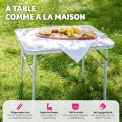 Table Pliante Valise - Table De Jardin Pliante, Table Pliable, Table Camping -Promos Garde Plante Boutique 7643944 4
