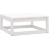 Repose-pied De Jardin 70x70x30 Cm Blanc Bois De Pin Solide -Promos Garde Plante Boutique 76460615 1