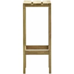 Lot De 4 Tabourets De Bar De Jardin Moderne Bois De Pin Imprégné,40 X 36 X 75 Cm 10 Lot De 4 Tabourets De Bar De Jardin Moderne Bois De Pin Imprégné,40 X 36 X 75 Cm -Promos Garde Plante Boutique 82090301 4