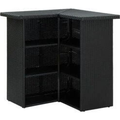 Meuble De Bar De Jardin 8 Pcs - Moderne - Meuble De Jardin Avec Coussins Résine Tressée Noir Balcon 8535 9 Meuble De Bar De Jardin 8 Pcs - Moderne - Meuble De Jardin Avec Coussins Résine Tressée Noir Balcon 8535 -Promos Garde Plante Boutique 82091137 3