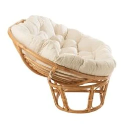 Canape Papasan En Rotin Avec Coussin 172x109xh100cm Canape En Rotin - Le Rotin -Promos Garde Plante Boutique 82131293 5
