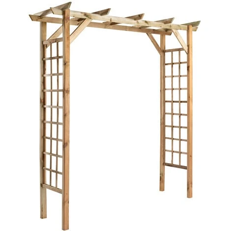 Pergola VALERIANE - Droite - L. 210 X P. 72 X H. 214,5 Cm 3 Pergola VALERIANE - Droite - L. 210 X P. 72 X H. 214,5 Cm
