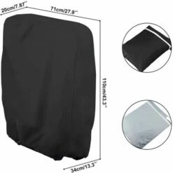 La Housse De Protection - Housse De Protection Pour Chaise Longue Pliante, Chaise Longue, Imperméable, Anti-UV, Meubles De Jardin, Protection Contre Les Intempéries Et Les Dommages 210D Oxford -Promos Garde Plante Boutique 83754896 3