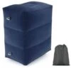 SVKBJROY Oreiller De Repose-pieds Gonflable En PVC Floqué Coussin De Repose-pieds Gonflable En Hauteur Réglable Tabouret Gonflable Relaxe Vos Jambes Convient Pour Les Voyages Train Avion Bureau (blau) -Promos Garde Plante Boutique 83788696 1