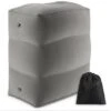 SVKBJROY Oreiller De Repose-pieds Gonflable En PVC Floqué Coussin De Repose-pieds Gonflable En Hauteur Réglable Tabouret Gonflable Relaxe Vos Jambes Convient Pour Les Voyages Train Avion Bureau (Gris) 2 SVKBJROY Oreiller De Repose-pieds Gonflable En PVC Floqué Coussin De Repose-pieds Gonflable En Hauteur Réglable Tabouret Gonflable Relaxe Vos Jambes Convient Pour Les Voyages Train Avion Bureau (Gris) -Promos Garde Plante Boutique 83788697 1