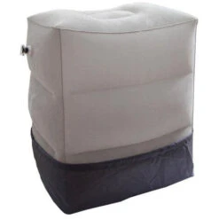 SVKBJROY Oreiller De Repose-pieds Gonflable En PVC Floqué Coussin De Repose-pieds Gonflable En Hauteur Réglable Tabouret Gonflable Relaxe Vos Jambes Convient Pour Les Voyages Train Avion Bureau (Gris) -Promos Garde Plante Boutique 83788697 3