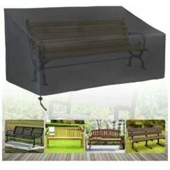 Housse Banc De Jardin 2 Places, Housse Banc Exterieur Patio Anti-poussière, Anti-UV, Étanche, Coupe-Vent, Tissu Oxford, Housse De Protection Pour Canapé (134x66x89cm) 10 Housse Banc De Jardin 2 Places, Housse Banc Exterieur Patio Anti-poussière, Anti-UV, Étanche, Coupe-Vent, Tissu Oxford, Housse De Protection Pour Canapé (134x66x89cm) -Promos Garde Plante Boutique 85732141 4